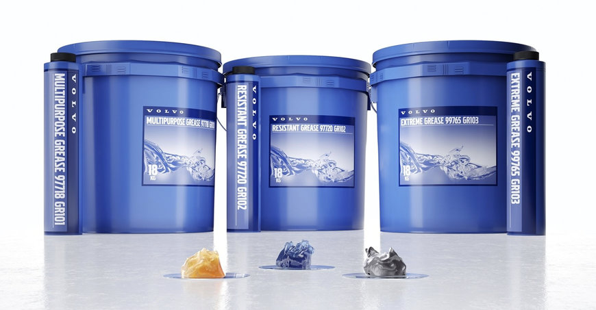 NEW EXPANDED GREASE RANGE FOR VOLVO CONSTRUCTION EQUIPMENT